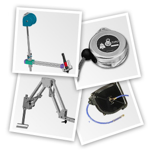 Accessoires industriels, équilibreurs et enrouleurs